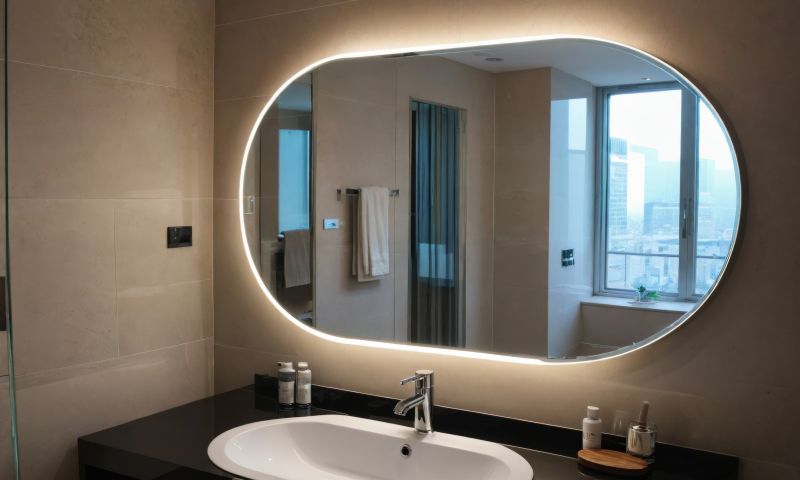 Mirror with Integrated Lighting